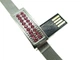 Uniq БРАСЛЕТ Часовой Серебро / Розовый 8GB (08C14717U2) - изображение 4