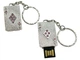 Uniq ТУЗ БУБНОВЫЙ серебро 8кам. 14гр. Водонепр. 8GB (08C14852U2) - изображение 1