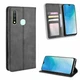 Чехол-книжка Deexe Retro Style для VIVO Y19 - Black - изображение 1