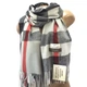 Шарф LuxWear Sky cashmere S176002 Barberry Сірий - зображення 4