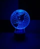 3d-светильник Глобус, 3д-ночник, несколько подсветок (на пульте), подарок для туриста - изображение 4