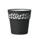 Вазон круглый Stefanplast Opera Cloe 30 х 30 х 29 см Графит/светло-серый (94153) - изображение 1
