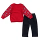 Теплый костюм Benna Kids для девочки 86 см Маломерит Красный с темно-синим 11509 - изображение 2