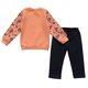 Теплый костюм Benna Kids для девочки 92 см Маломерит Персиковый с темно-синим 11512 - изображение 2