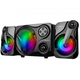 Компьютерные колонки с сабвуфером 2 в 1 LED Music D.J. SP 60 с подсветкой черный - изображение 1
