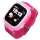Дитячі смарт-годинник UWatch Q90 Pink з GPS WiFi кольоровий екран 1.22" Sim батарея 400 маг - зображення 4