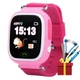 Дитячі смарт-годинник UWatch Q90 Pink з GPS WiFi кольоровий екран 1.22" Sim батарея 400 маг - зображення 11