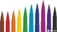Фломастеры Colorino Brush 10 цветов 10 шт (65610PTR) - изображение 3