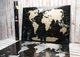 Скретч карта мира My Map Black edition ENG в раме Metal Silver - изображение 3