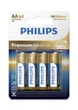 Батарейка Philips Premium Alkaline AA BLI 4 (LR6M4B/10) - зображення 1