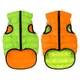Курточка двусторонняя AiryVest для собак L55 оранжево-cалатовая 1634 (4823089300184) - изображение 1