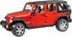 Игрушка Bruder Джип Wrangler Unlimited Rubicon М1:16 (02525 Красный) - изображение 1
