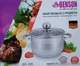 Кастрюля Benson 1л 14см из нержавеющей стали с крышкой BN-216 - изображение 2
