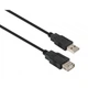 Дата кабель USB 2.0 AM/AF 3.0m Vinga (VCPUSBAMAF3BK) - зображення 1