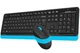 Комплект (клавиатура, мышь) беспроводной A4Tech FG1010 Black/Blue USB - изображение 2