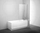 Шторка для ванны RAVAK PVS1-80 White+Glass Transparent 79840100Z1 - изображение 2