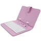 Чохол з клавіатурою Lesko для планшета 7 дюймів Pink micro usb для планшетів, електронних книг - зображення 10