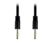 Кабель Jack - Jack AUX 3.5mm GOOD 4232 1.5m шнур черный - изображение 2