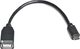 Кабель Real-El USB 2.0 Type C - USB AF 0.1 м Black (EL123500017) - изображение 1
