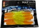 Твистер двуххвостый Siko Mini Max 90 мм 8 шт Оранжевый с серым (PA3300804) - изображение 2