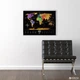 Скретч-карта мира 1DEA.me Travel Map Black World в раме (BWF) - изображение 5