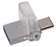 Флеш память USB Kingston DataTraveler microDuo 3C 128GB (DTDUO3C/128GB) - изображение 4