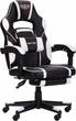 Кресло геймерское AMF VR Racer Dexter Vector Черное с белым (545087/BN-W0008) - изображение 1