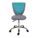 Кресло офисное Office4You Poppy Серо-Голубое (38151) - изображение 1