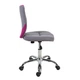 Крісло офісне Office4You Poppy Сіро-Рожеве (38152) - зображення 3