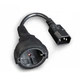 Кабель питания C14 male to Schuko female 0.15 Cablexpert (PC-SFC14M-01) - изображение 1