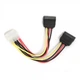Кабель питания Molex to 2xSATA Power 0.3m Cablexpert (CC-SATA-PSY-0.3M) - изображение 2