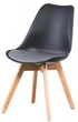 Стул для кухни и гостиной Special4You Sedia Black/Grey (E4893) - изображение 1
