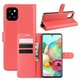Классический чехол-книжка Deexe Book Type для Samsung Galaxy Note 10 Lite (N770) - Red - изображение 1
