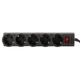 Мережевий фільтр живлення LogicPower LP-X5 PREMIUM, 3m black (9584) - зображення 3