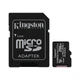 Карта памяти MicroSDXC 256GB UHS-I/U3 Class 10 Kingston Canvas Select Plus R100/W85MB/s + SD-адаптер (SDCS2/256GB) - изображение 1