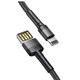 Дата кабель Baseus Cafule USB to Lightning Special Edition 2.4A (1m) (CALKLF-G) Серый - изображение 2