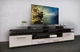 Тумба под телевизор в гостиную из ламинированной ДСП Comfy Home Cinema венге/белый Zeus - изображение 4
