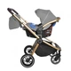 Універсальна коляска 3 в 1 Carrello Epica Silver Grey (CRL-8511) - зображення 3