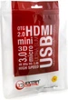 Адаптер Extradigital USB Type-C to HDMI/USB 3.0/Type-C 0.15 м White (KBH1691) - изображение 5