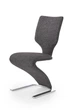 Стул Halmar K307 46/62/95/49 см Серый/Чёрный - изображение 1