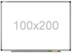 Доска UkrBoards магнитно-маркерная в алюминиевой раме 100x200 см - изображение 1