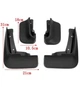 Брызговики MGC VW Volkswagen Transporter Multivan T6 2015-2019 г.в. комплект 4 шт 7H0075111, 7H0075101 - изображение 3