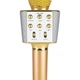 Микрофон караоке динамический Bluetooth WSTER WS-1688 Gold/Золотой с FM радио и записью на флешку - изображение 6