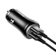 Автомобільний зарядний пристрій Baseus Gentleman 4.8A Dual-USB Black (CCALL-GB01) - изображение 6