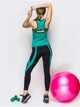 Спортивный комплект женский (майка и леггинсы) Go Fitness 70009/1 размер 50-52 - изображение 2