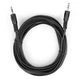 Кабель мультимедийный Jack 3.5mm 5 m MM 3С Vinga (VCPDCJ35MM5BK) - изображение 1
