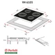Варочная поверхность Perfelli VH 6103 BL - изображение 7