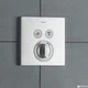 Зовнішня частина змішувача з термостатом HANSGROHE ShowerSelect 15768000 2 споживача - зображення 2