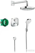 Душевая система скрытый монтаж с термостатом HANSGROHE Croma Select E SET 27294000 - изображение 1