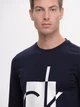 Лонгслів чоловічий Calvin Klein Jeans 9364.3 S (44) Синій - зображення 5